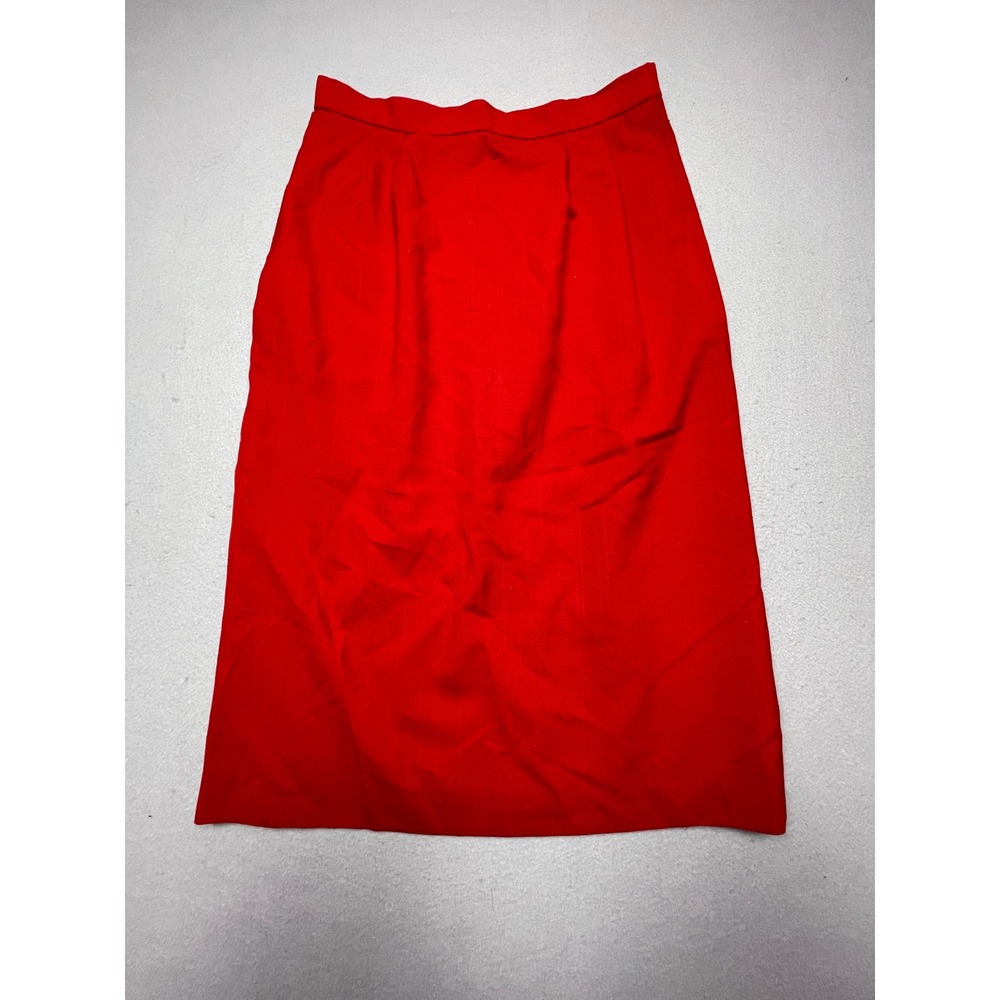 Appleseed's Pencil Skirt Woven Red 10 Womens